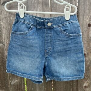 7-8y Uniqlo denim shorts like new